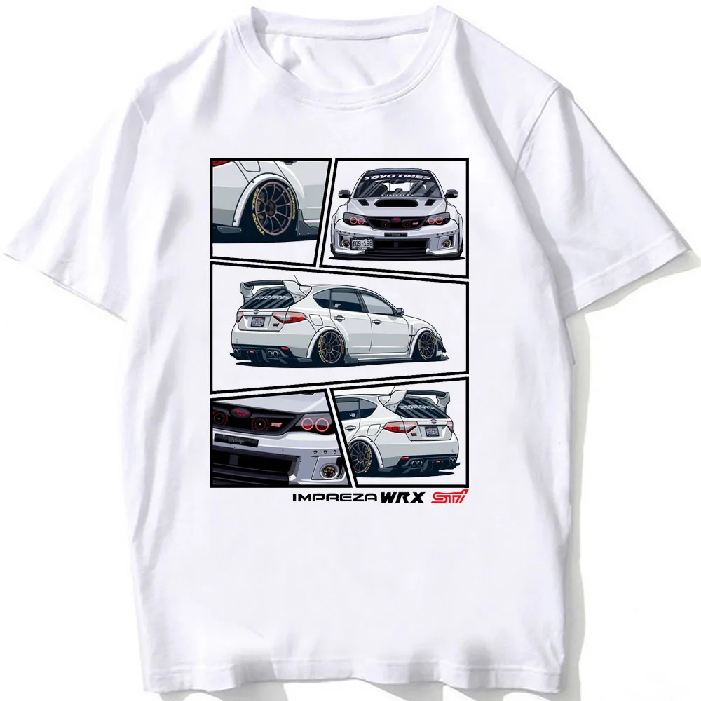 Anatomy JDM Sport Racing Impreza WRX STI T Shirt New Men Short Sleeve Impreza GC8 Legend T-Shirt Hip Hop Boy Casual White Tees