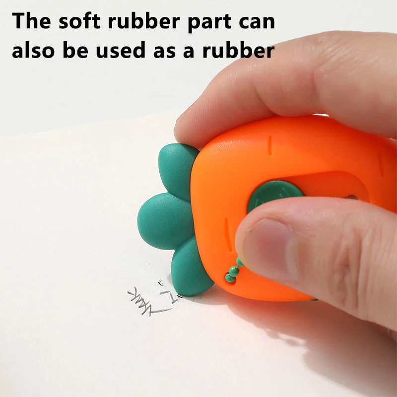 1/3Pcs Cute Portable Mini Avocado Strawberry Carrot Art Utility Knife Express Box Knife Paper Cutter Craft Wrapping Tools