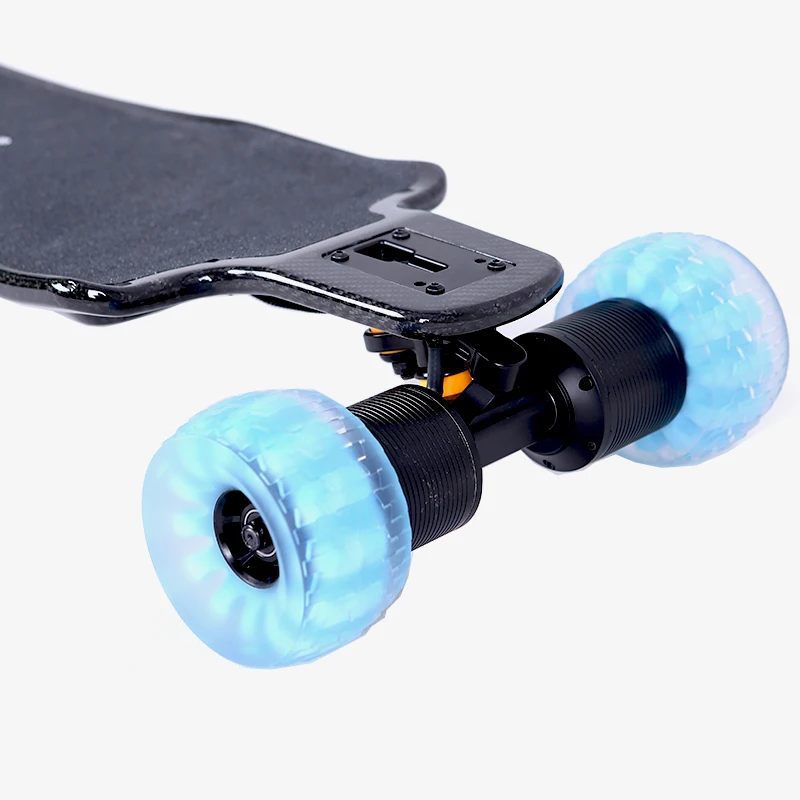 High speed 55km/h waterproof electric skateboard longboards with comfortable 115mm wheels