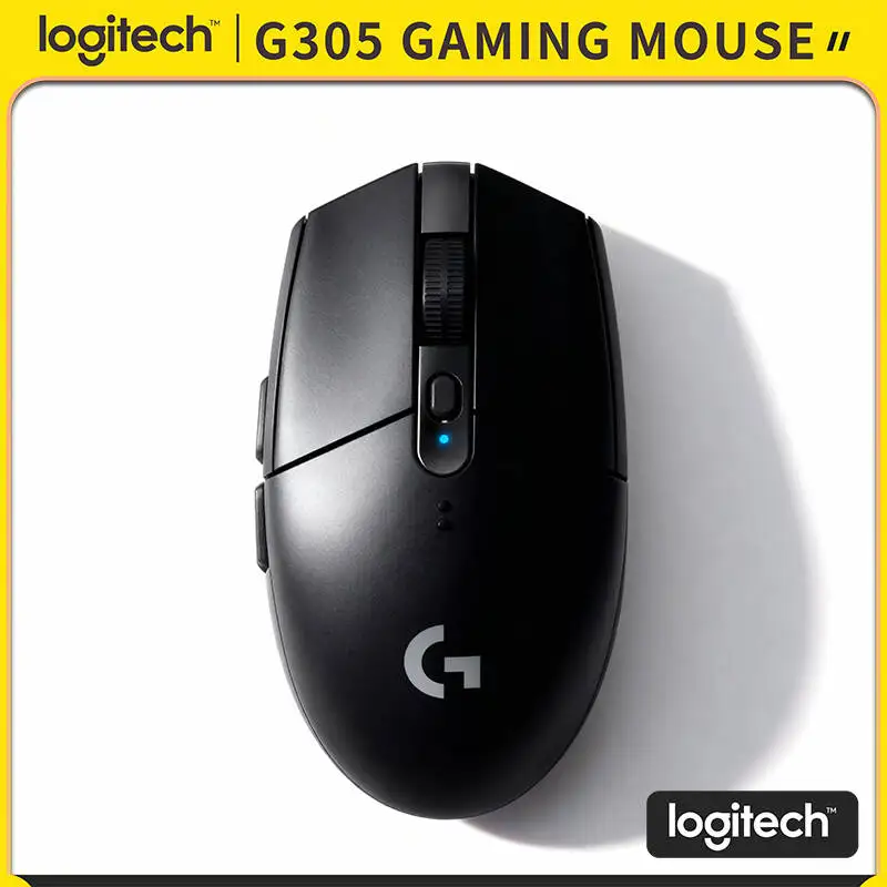 

Беспроводная игровая мышь Logitech G305 LIGHTSPEED, частота отчетов 1 мс, HERO 12000 точек на дюйм, 6 специальных кнопок, аккумулятор 250 часов для ПК Mac Gamers