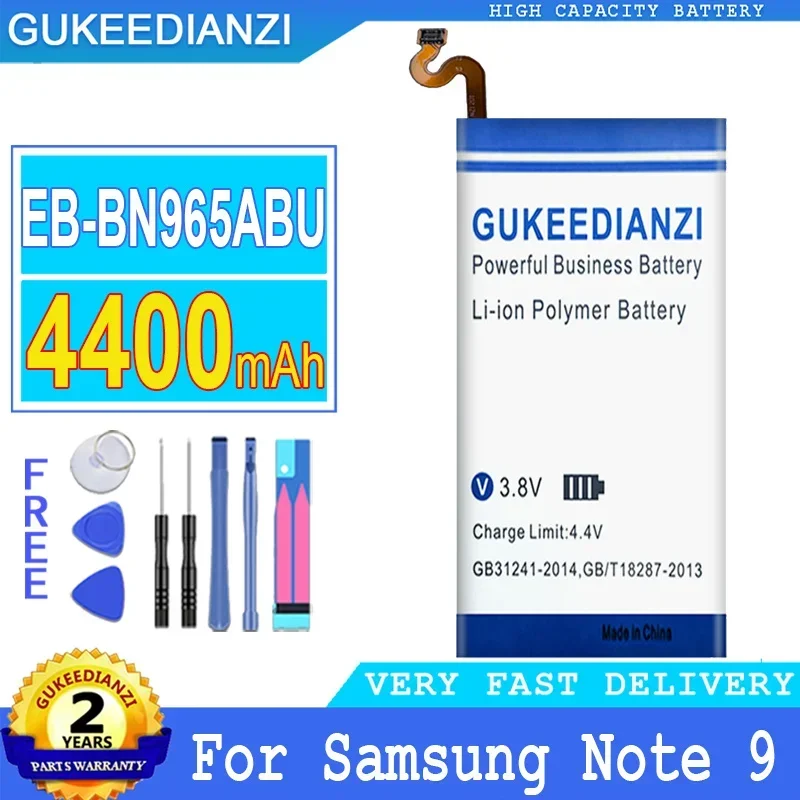 

4400mAh Rechargeable Mobile Phone Batteries For Samsung Galaxy Note9 Note 9 N960U SM-N9600 SM-N960F N9600 SM-N965F Battery