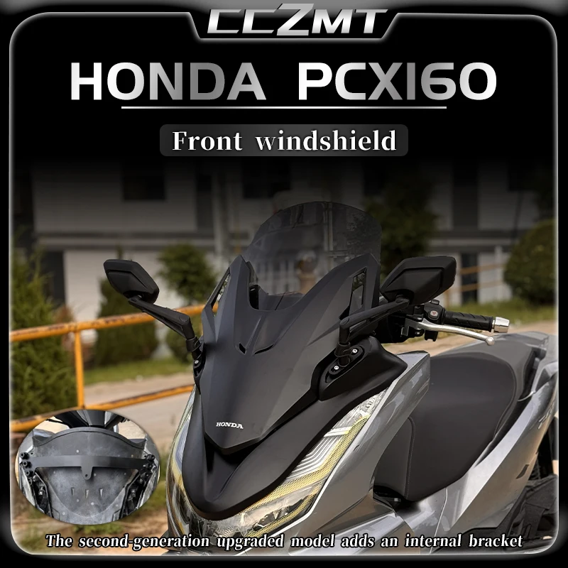 

For HONDA PCX160 pcx160 125 Motorcycle Front Windshield Windscreen Front Heightened Windshield Deflector Protector Accessories