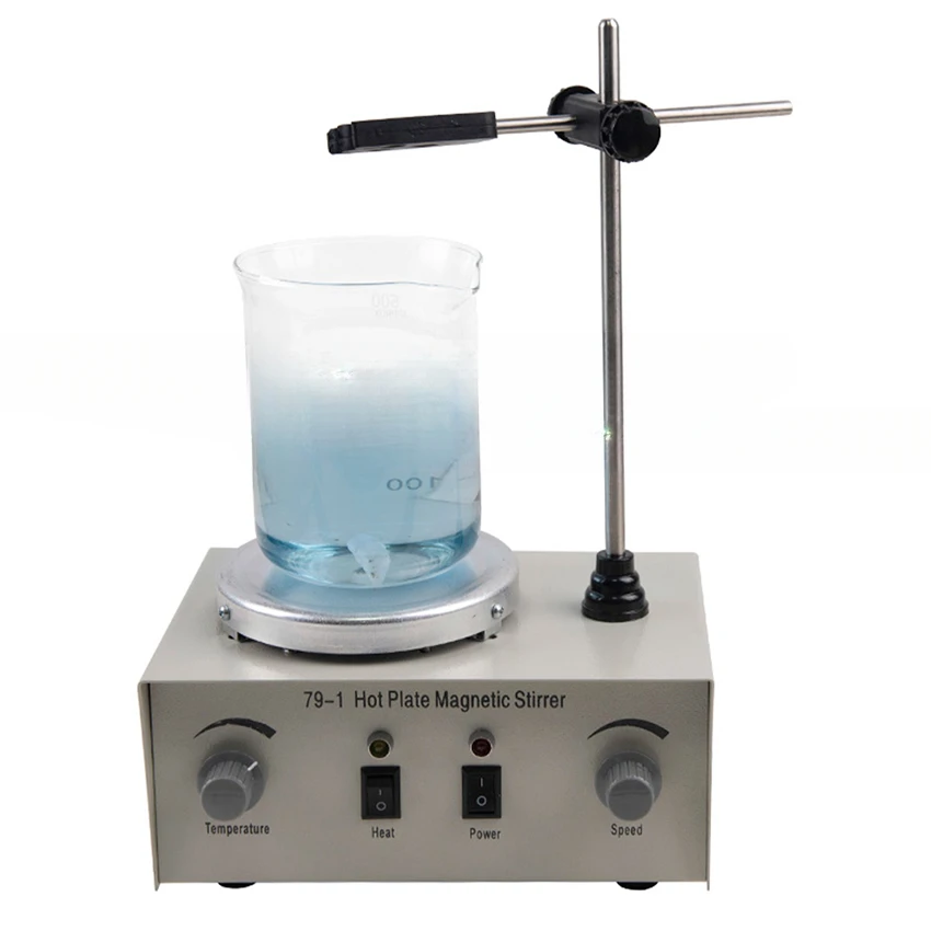 

Hot Plate Magnetic Stirrer Mixer 110/220V Heating Magnetic Stirrer 79-1 Lab Heating Dual Control Mixer For Stirring 250W 1000ml