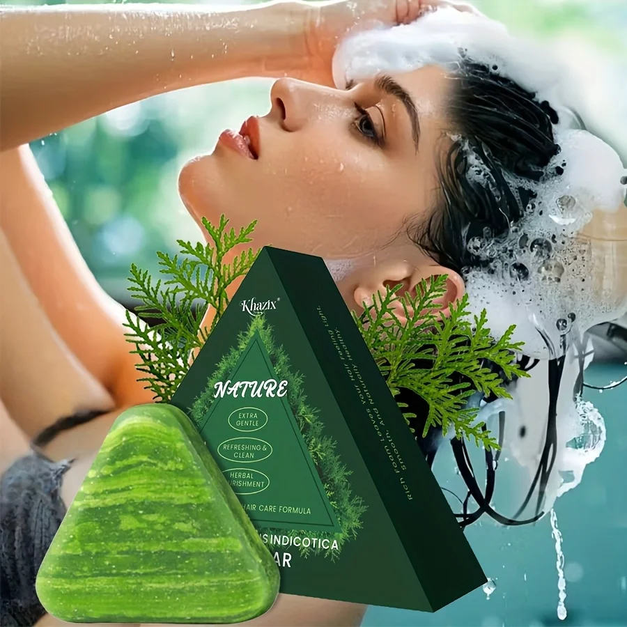 تنظيف عميق، ترطيب لطيف، شامبو مضاد للانزلاق، قالب شامبو صلب، تصميم محمول، مكونات طبيعية #1