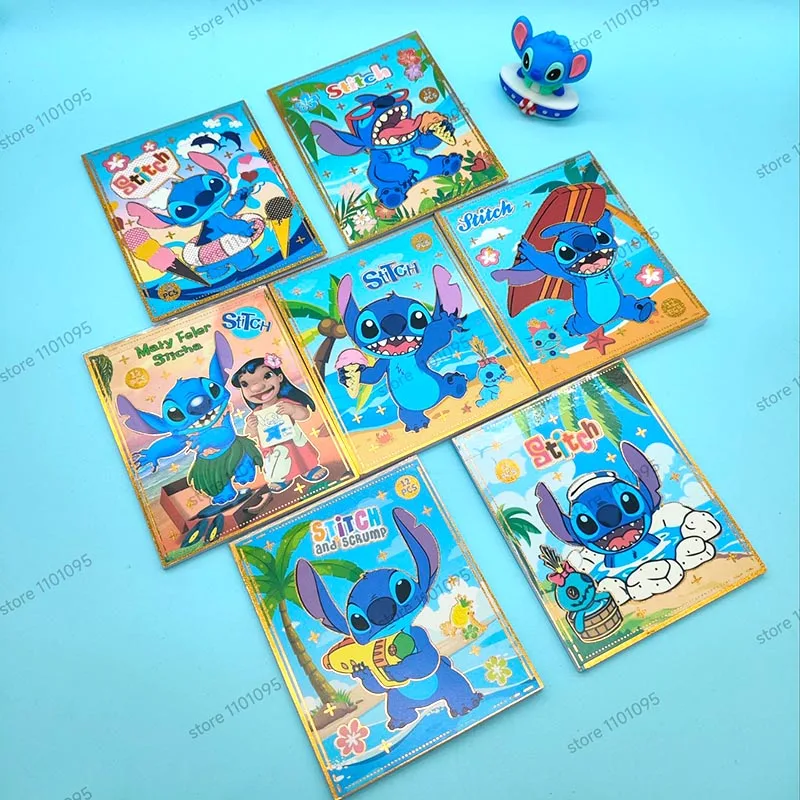 2pcs/lot Cute Stitch Paper Stickers Kawaii Disney DIY Diary Decorative Sticker Album Stick Stationery Office School Supplies