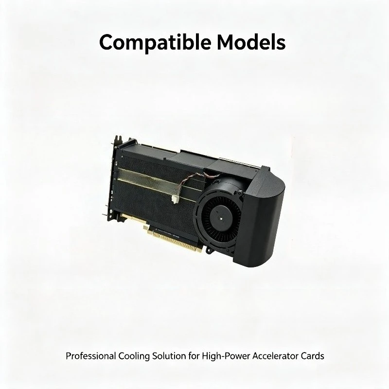 MI25 MI50 MI60 MI100 MI210 S7150 X2 Graphics Card Active Cooling Fan Modification