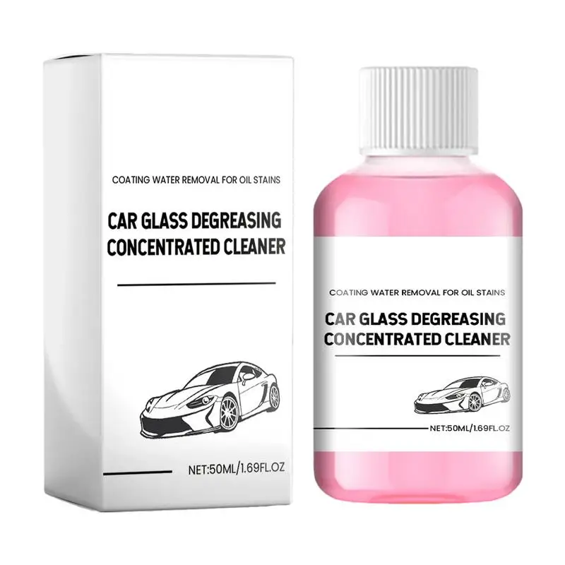 Car Glass Oil Film Remover Window Glass Polishing Compound Windshield Cleaner Paste Film Removal Cream Clear Window Detailing