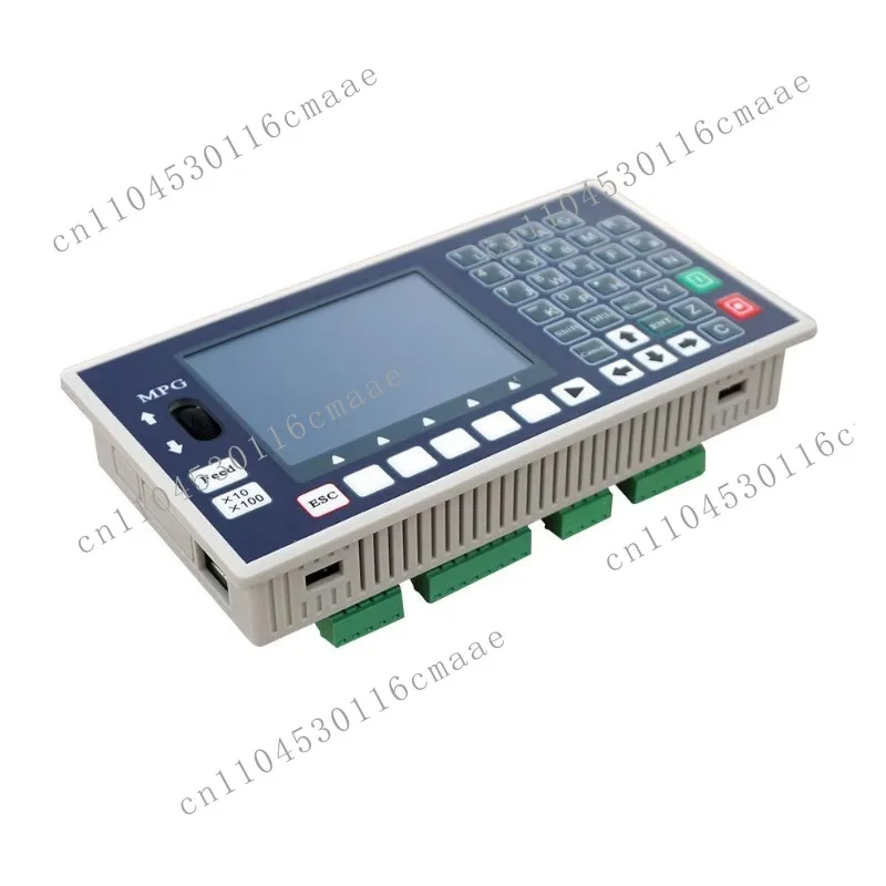 1~ 4 axis CNC controller 16DI 8DO 3.5 inch TFT 400KHz servo step G code CNC controller system for CNC lathe milling machine