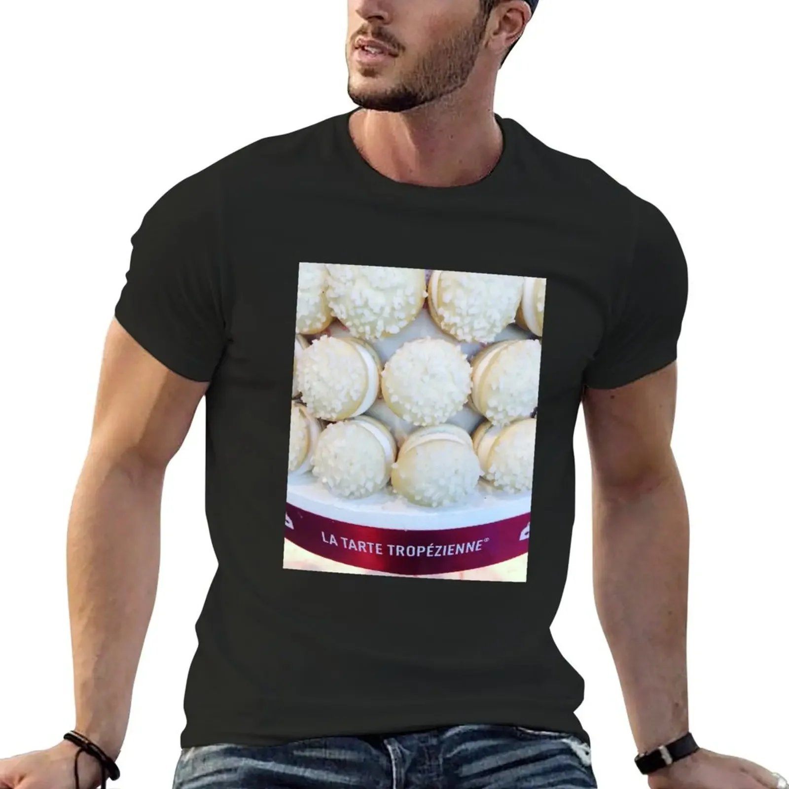 La Tarte Tropezienne Saint Tropez, Frankreich - Gateaux - Kuchen T-Shirt Hemden Grafik billige Sachen Herren T-Shirt