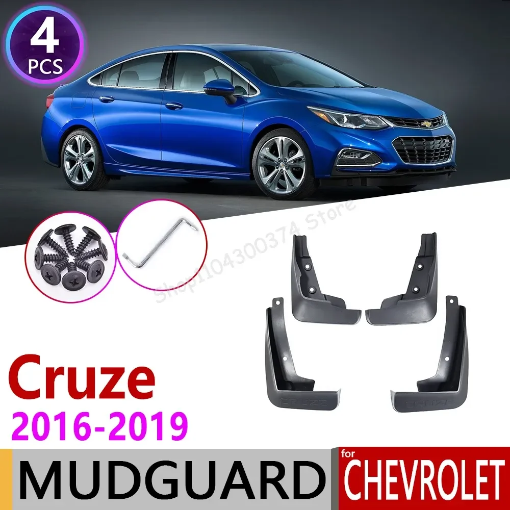 

Front Rear Car Mudflap for Chevrolet Cruze Sedan 2016 2017 2018 2019 Fender Mud Flaps Guard Splash Flap Mudguards Accessories