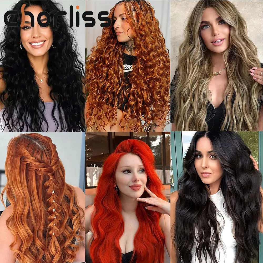 Anna Haar Synthetische Losse Diepe Golf Vlechten Haarextensies 24 Inch Los Diep Ombre Blond Water Wave Curl Twist Gehaakt Haar