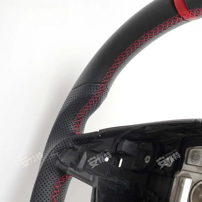 For Mercedes-Benz W205 (2014-2017) High-End Ergonomic Full Leather Steering Wheel (Modified Part)