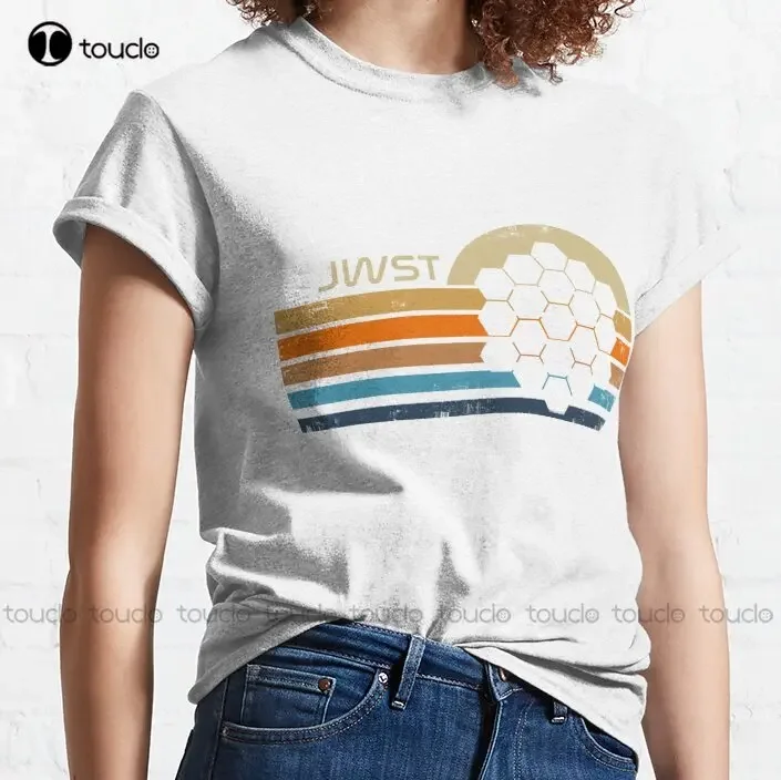 Retro Vintage Jwst James Webb Space Telescope Classic T-Shirt Beach Shirt Custom Aldult Teen Unisex Digital Printing Tee Shirts