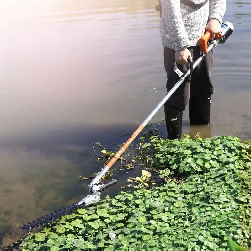 Перезаряжаемая подводная газонокосилка для лодок, пруды с креветками, крабовые пруды, косилка Elodea, средство для удаления сорняков с водой