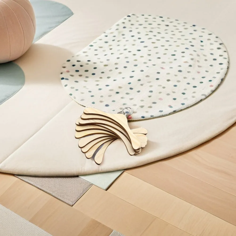 

20 шт. 12-сантиметровых деревянных мини-вешалок из натурального дерева для хранения и демонстрации, аксессуары для кукольного домика, мебель для спальни, вешалки для кукольного домика