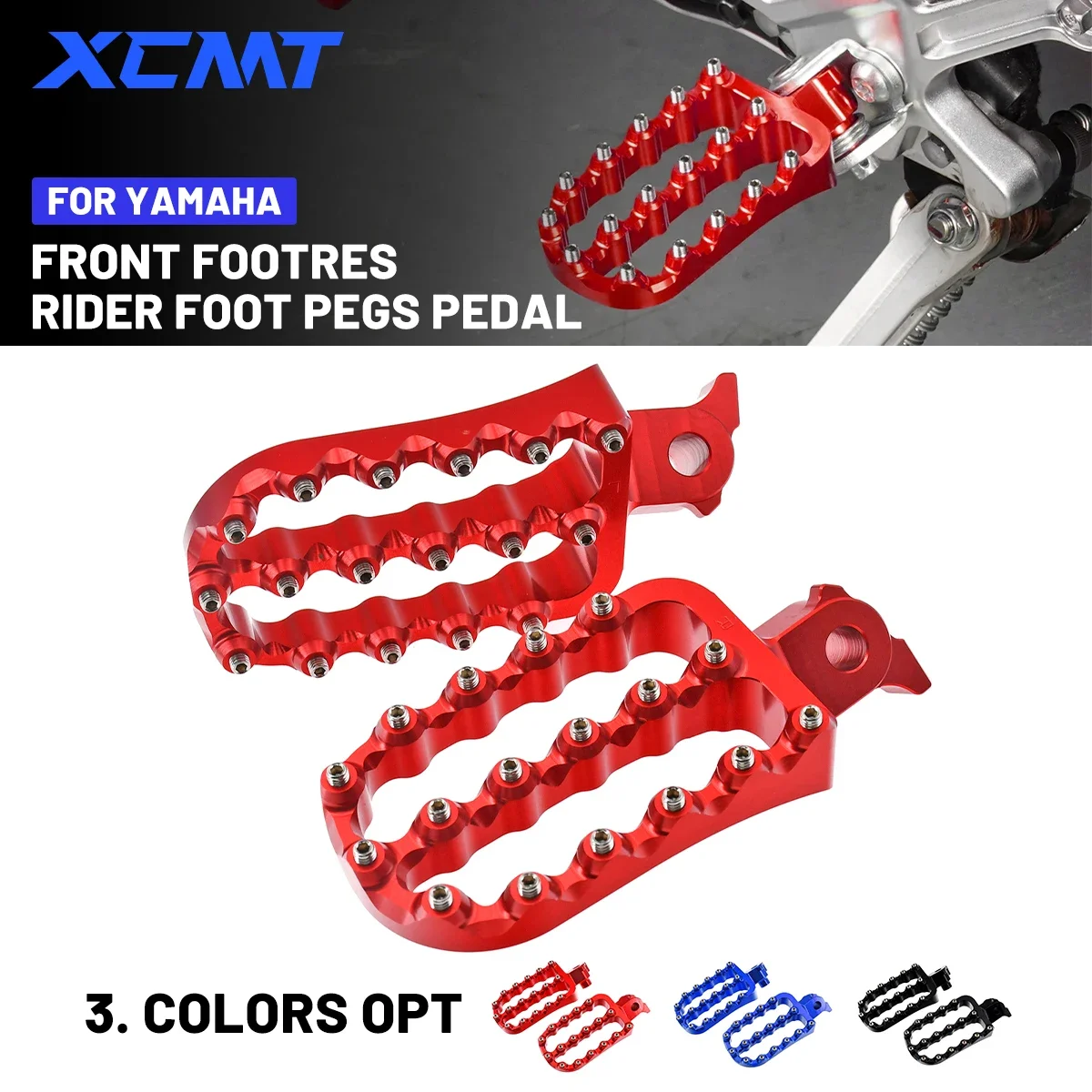 

For Yamaha Tenere 700 XTZ 700 T7 2019-2024 Footpegs Footrests Foot Pedals Tenere700 T700 Rally Edition 2020 2021 2022 2023 2024