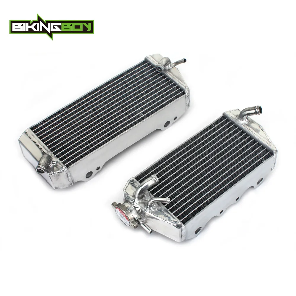 BIKINGBOY Engine Cooling Radiator Cooler KX450F 06 07 08 09 10 11 12 13 14 15 16 17 18 19 20 21 22 23 KLX450F 09-11 KX450 19-23