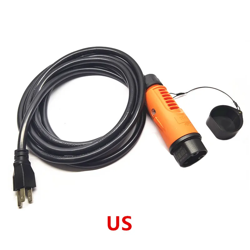 

NEW 11 FT EV car Charging Power US / EU / UK / CN Plug with cable YEEDA Y30 16A Universal Wuling LvTong electric vehicle golf ca