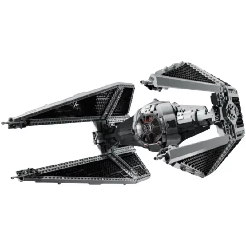 New 1931Pcs 75382 TIE Interceptors Spaceship Bricks Star  Kits Wars Building Blocks Modified Imperial Fighters Assembly Toy Gift