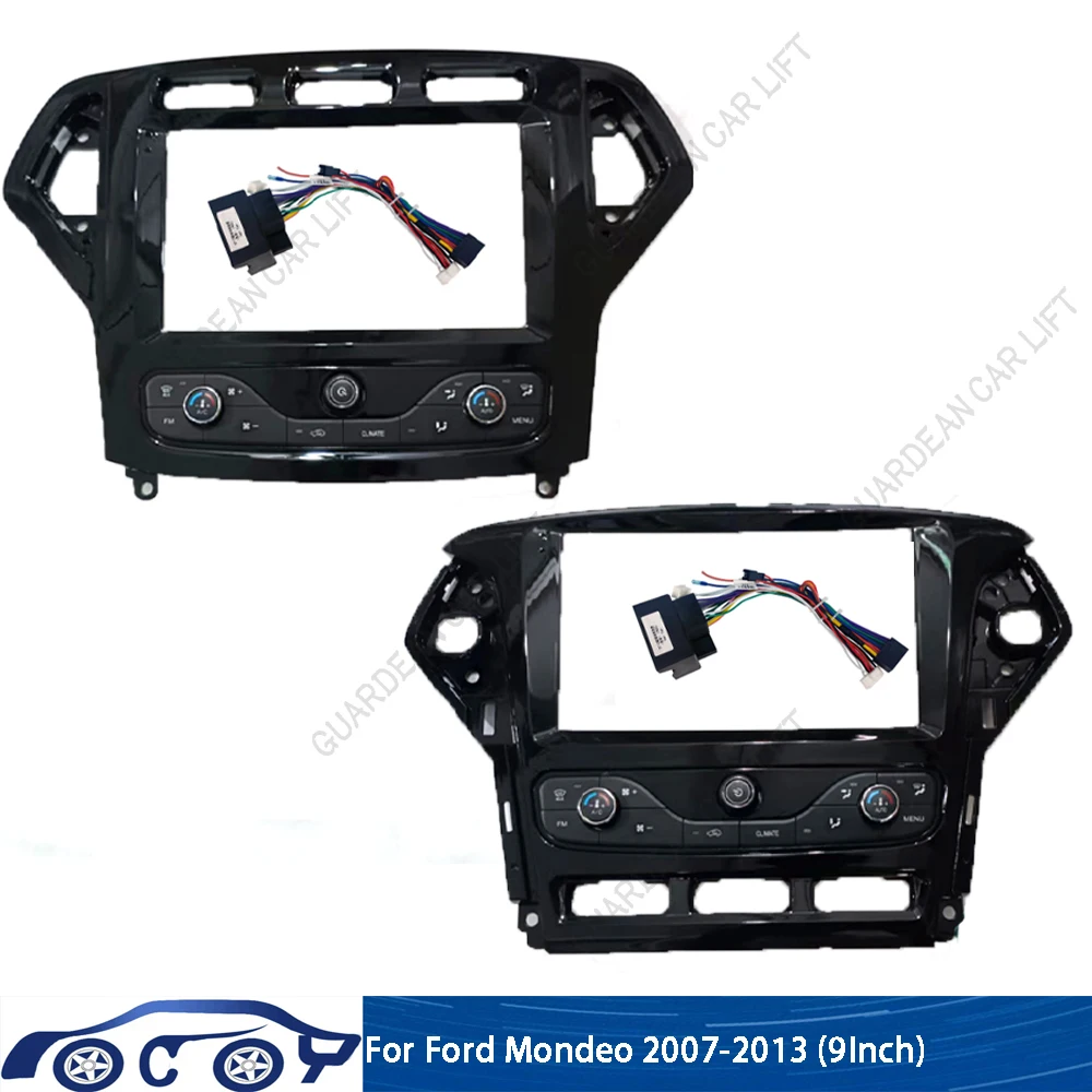 

Автомобильная магнитола для Ford Mondeo 2007-2013(9 дюймов), облицовка, Android, GPS, MP5, стереоплеер, 2 Din, головное устройство, панель приборной панели, установка рамы