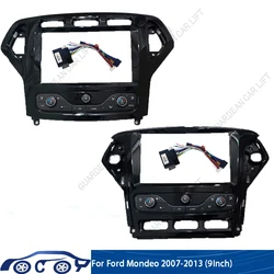 For Ford Mondeo 2007-2013(9Inch) Car Radio Fascias Android GPS MP5 Stereo Player 2 Din Head Unit Panel Dash Frame Installation