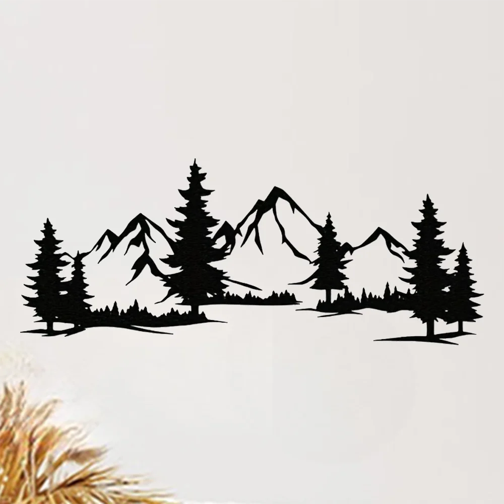 Artistic Evergreen Tree Metal Wall Decor Perfect For Christmas Gifts Enhancing Kids Rooms And Farmhouse Aesthetics With Style