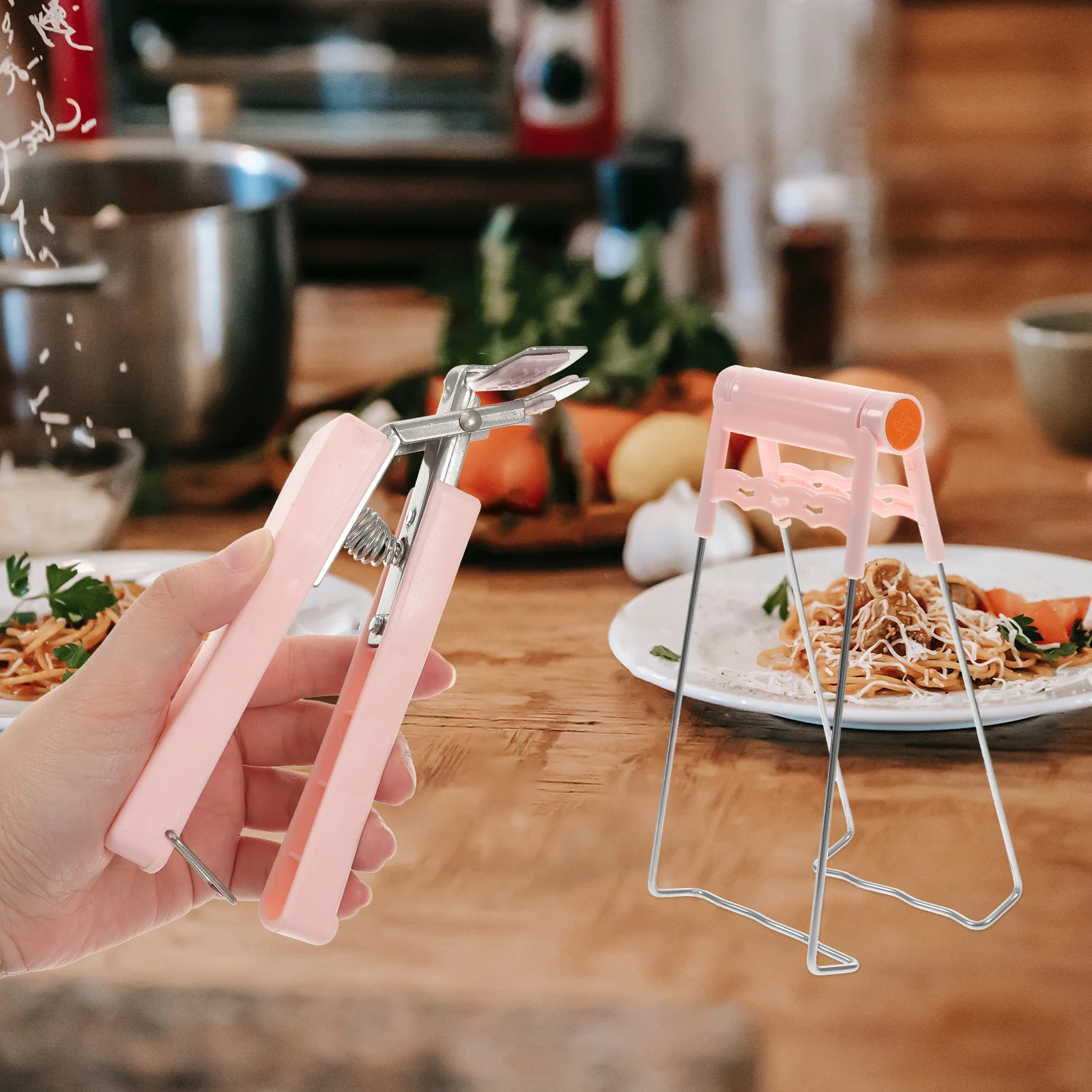 

2Pcs Heat Resistant Bowl Gripper Anti-Scald Clip for Microwave Oven Use Hot Plate Gripper Dish Clip Bowl Clips