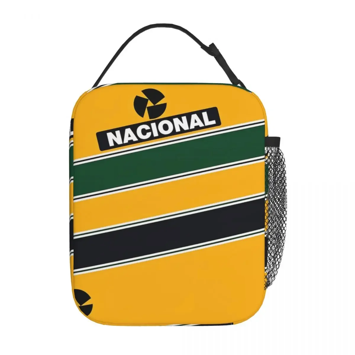 Senna Helmet Ayrton Senna borsa termica per il pranzo per Picnic borsa per alimenti portatile contenitore uomo donna Cooler Thermal Food Box