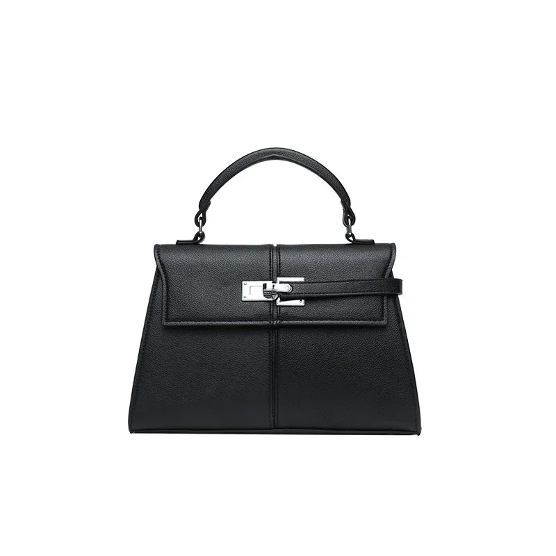 حقيبة شبه منحرفة محمولة جديدة لعام 2025 حقيبة كيلي كبيرة على الموضة