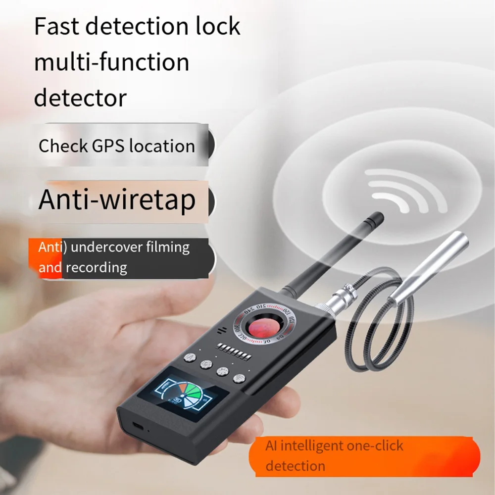 K66 Wireless Smart Signal Detector Hotel Anti Camera Positioning GPS Monitor Strong Magnetic Infrared Scanning Finder Tracker