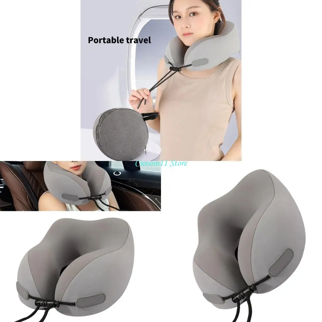

Y1UB Travel Neck Pillow With Memory Foam For Enhanced Comfort In And Airplanes
