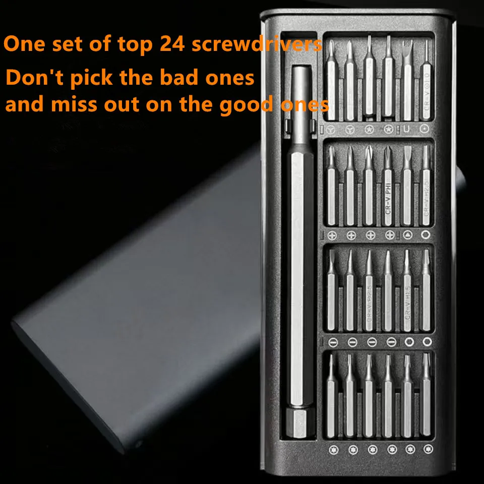Precision screwdriver set for mobile phones, laptops, professional universal maintenance and disassembly tools, watches, glasses