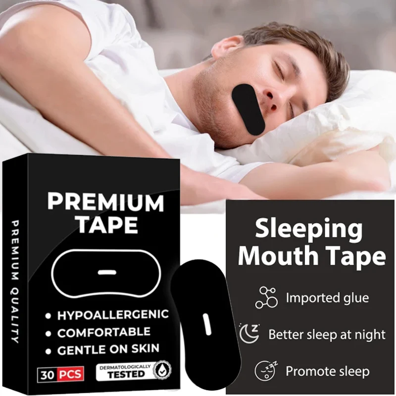 90/60/30Pcs Mouth Tape Sleeping Keep Mouth Close Prevent Snoring Gentle Sleep Breath Strips for Home Travel Mouth Tape for Night