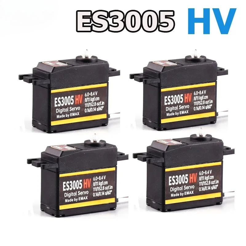 4 teile/los EMAX ES3005 HV Hochspannung Metall Getriebe Digital Servo Motor 43g Für RC starrflügel 450 550 Hubschrauber teile