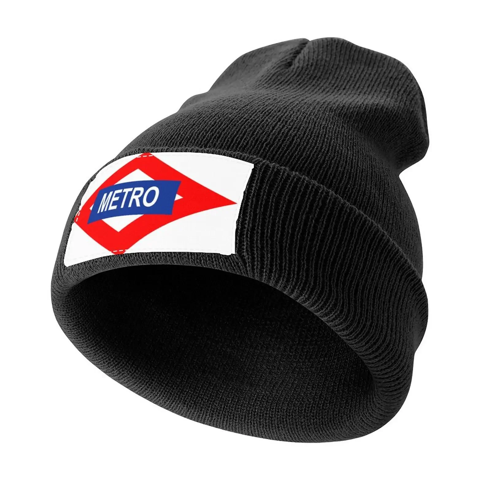 

Placa de Metro de Madrid Knitted Cap dad hat Rugby Mens Tennis Women's
