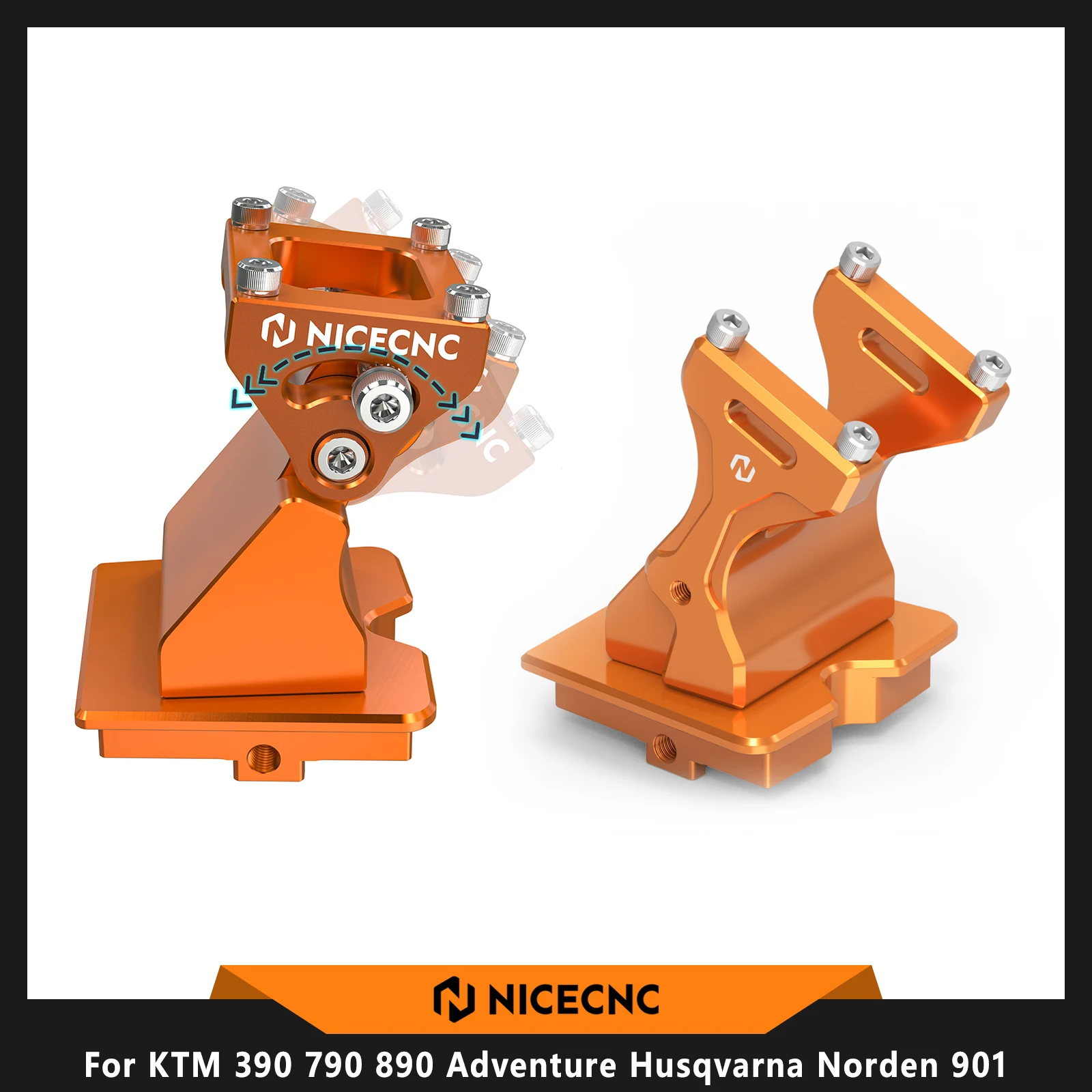 

For KTM 790 890 Adventure R/S/Rally 2019-2022 390 Adventure 2020-2024 Adjustable GPS Mount Holder For Husqvarna Norden 901 2022-