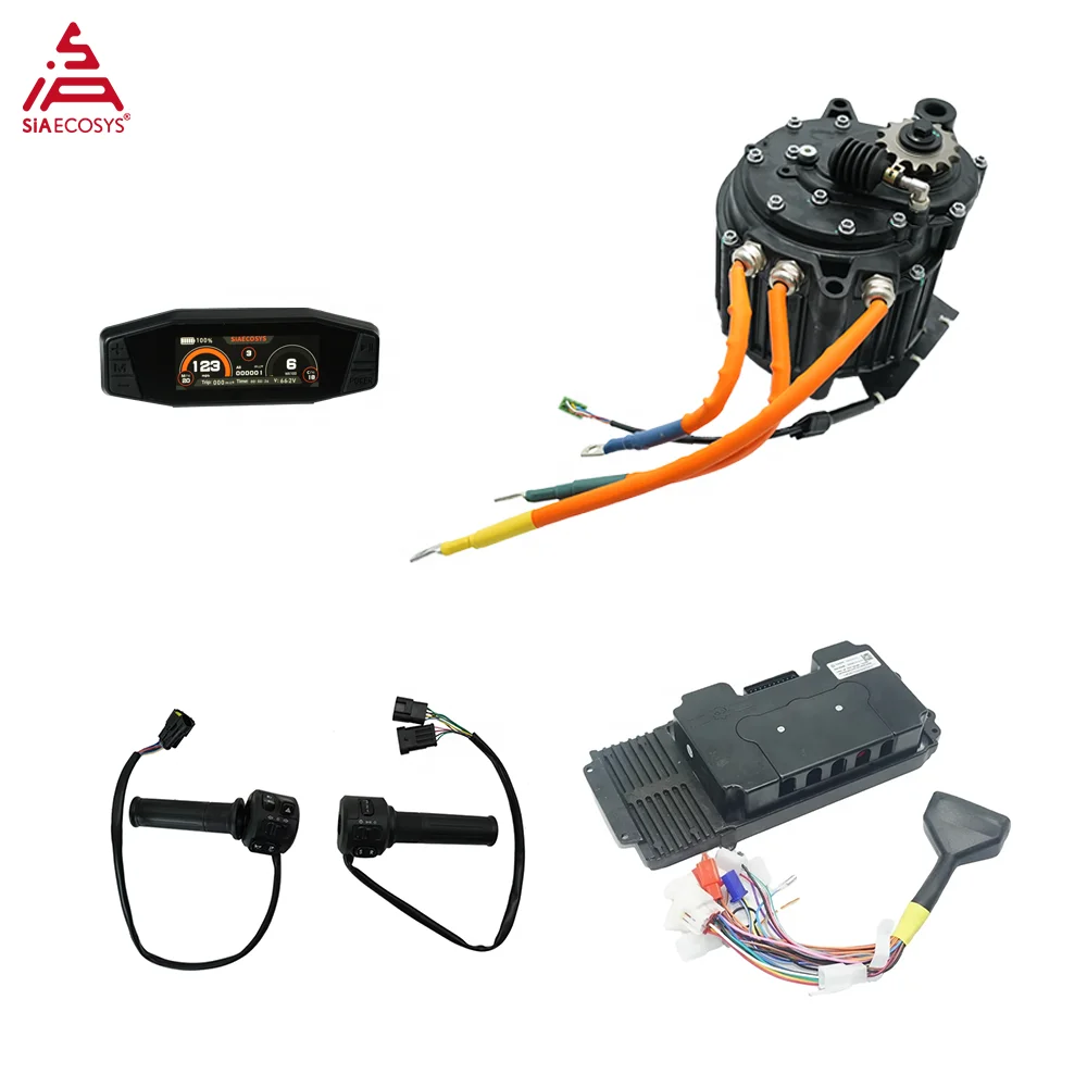 

QSJ155A-36 Hairpin 5000W Rear Drive Motor ND72680 Surron Version Programmable Controller SCJ313 TFT Display New 72V Motorcycle