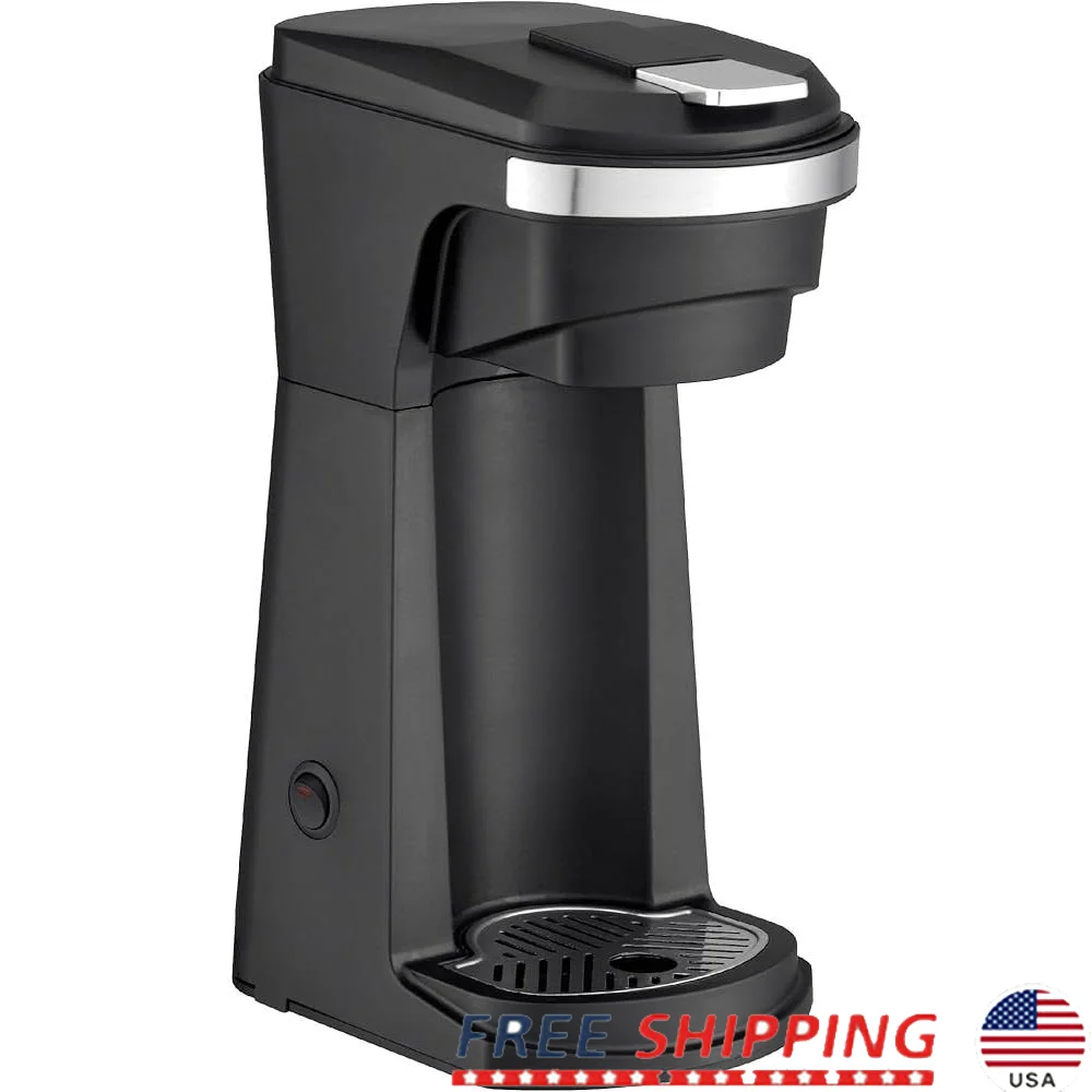 

Single Serve Coffee Maker K-Cup Compatible Ground Coffee User-Friendly Design Customizable Brewing Auto Shutoff Versatile Travel