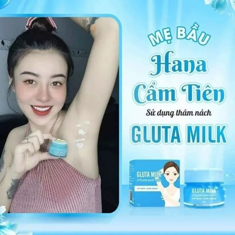 

Vietnam Kem Tri Tham Gluta Milk Armpit Reduce Dark Spot Odor White Smooth Underarm, Groin, Buttocks And Neck