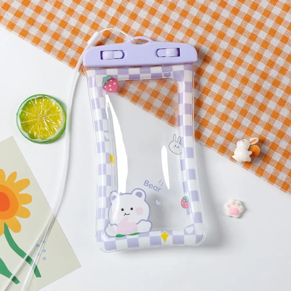 

Seal Type Mobile Phone Waterproof Bag Transparent Underwater Dry Waterproof Phone Pouch Cute Universal Phone Hanging Bag