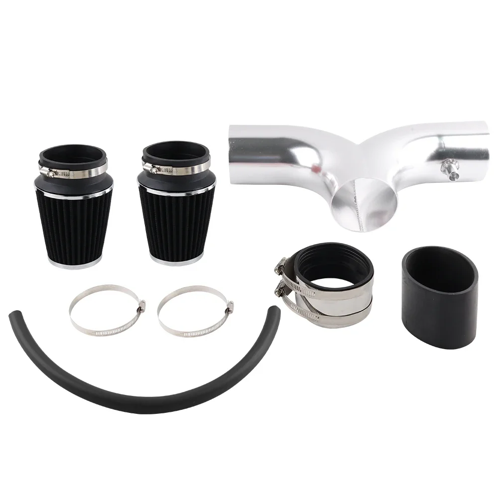 Air Intake Induction Kit for 99-04 JEEP Grand Cherokee 4.7L V8 Dual Twin Dodge Dakota  Durango 3.7L 4.7 aluminum tube + Filter
