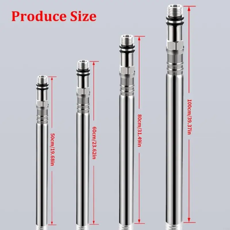LX0C 2Pcs Faucet Hose Hot and Cold Water Inlet Pipe Stainless Steels Heaters Connecting Pipe Shower Hose Connecting Pipe