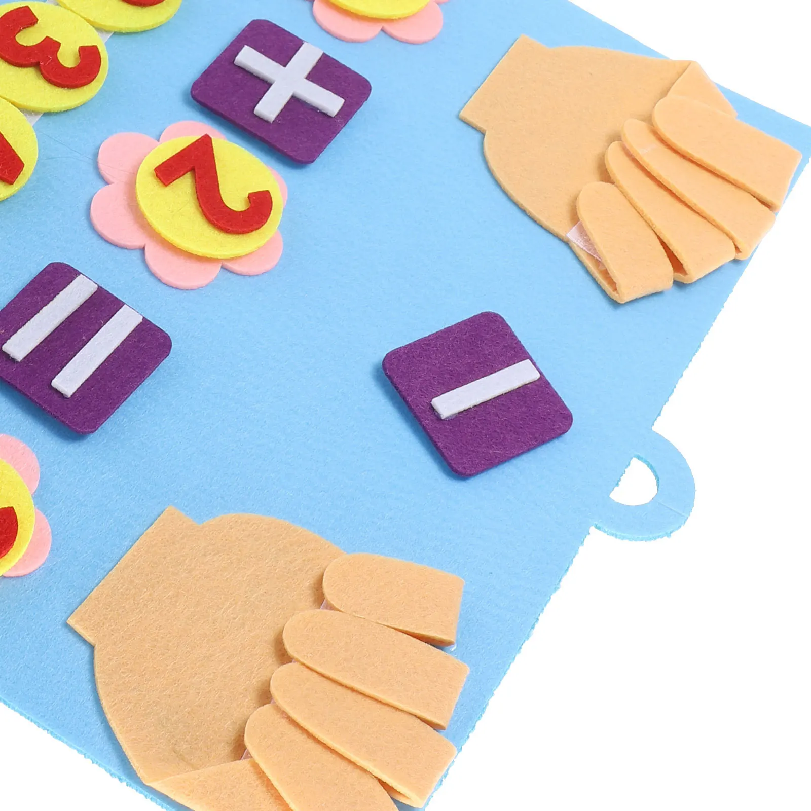 Toddler Math Board Number Cognitive Tool Practical Teaching Aid Safe Durable Non-Woven Fabric Early Learning Math Manipulatives