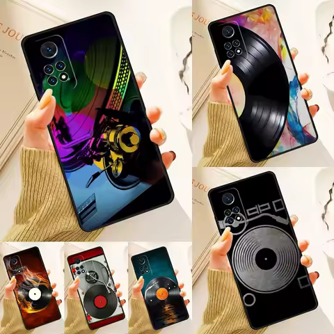 Music disc player illustration Case For Samsung Galaxy S24 Plus S23 S20 S21FE Lite S22 Ultra Note 20 S8 S9 S10 Phone Coque