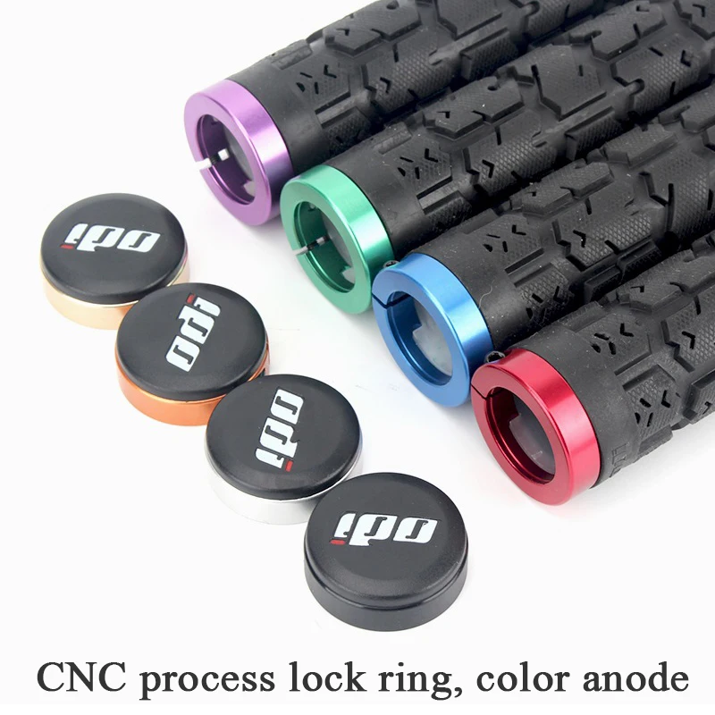 ODI RG01 MTB Grips Lock Ring Bike Handlebar Grips Anti-Slip Shock Absorption Handle Cover Double Locking Bicycle DH Handle Grip