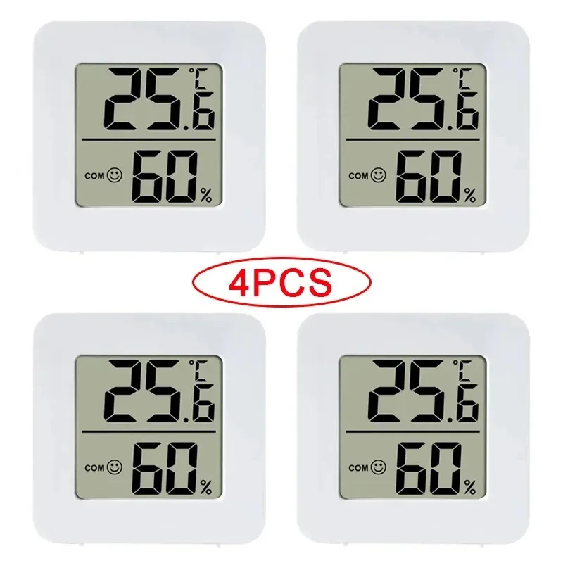 

4pcs Digital Thermometer Hygrometer Indoor Mini Temperature LCD Electronic Monitor Hygrometer Outdoor Room Baby termômetro