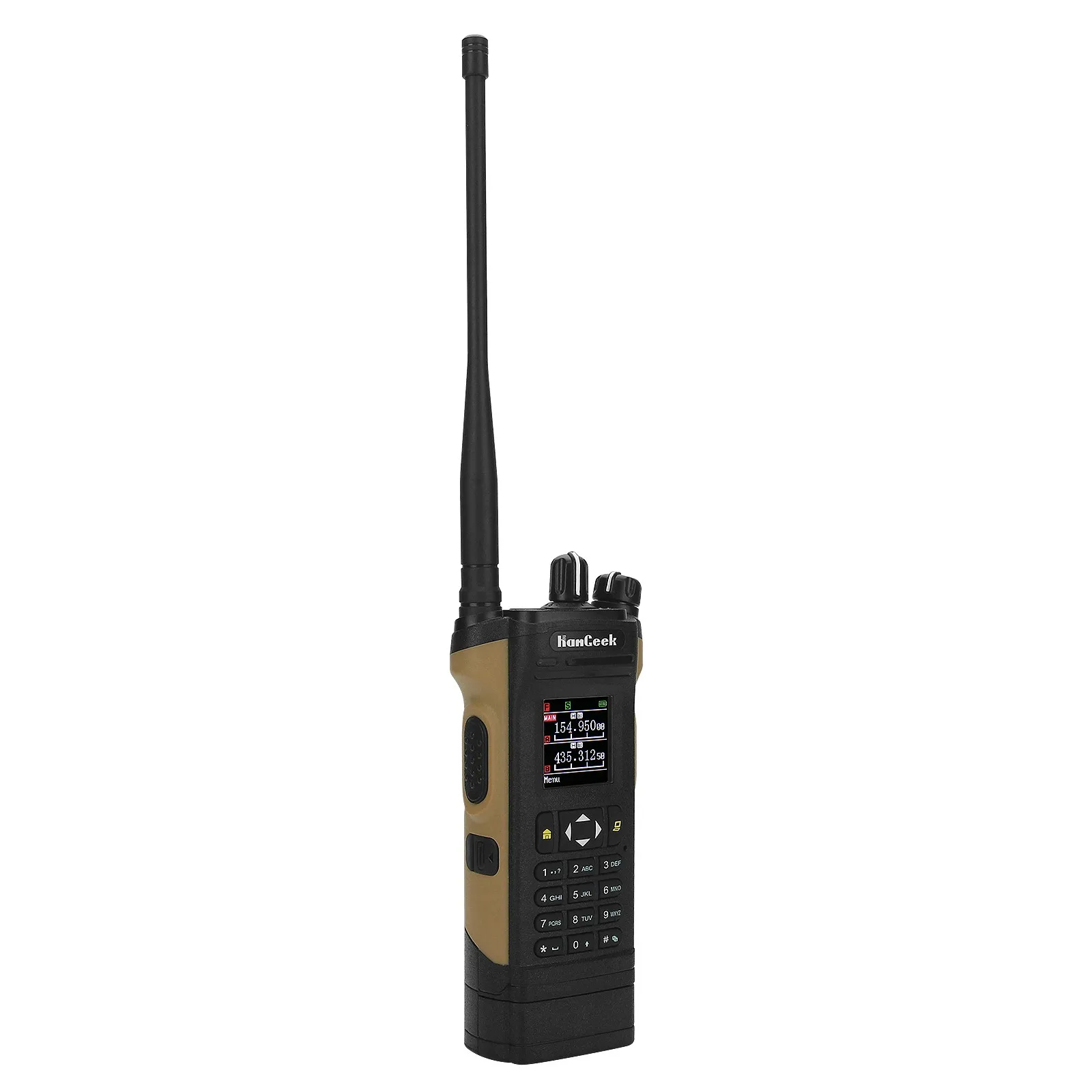 HAMGEEK 12 W Ultra-High Power APX-8000 VHF UHF Dual Band Radio Walkie Talkie Professioneller FM-Transceiver mit Dual PTT