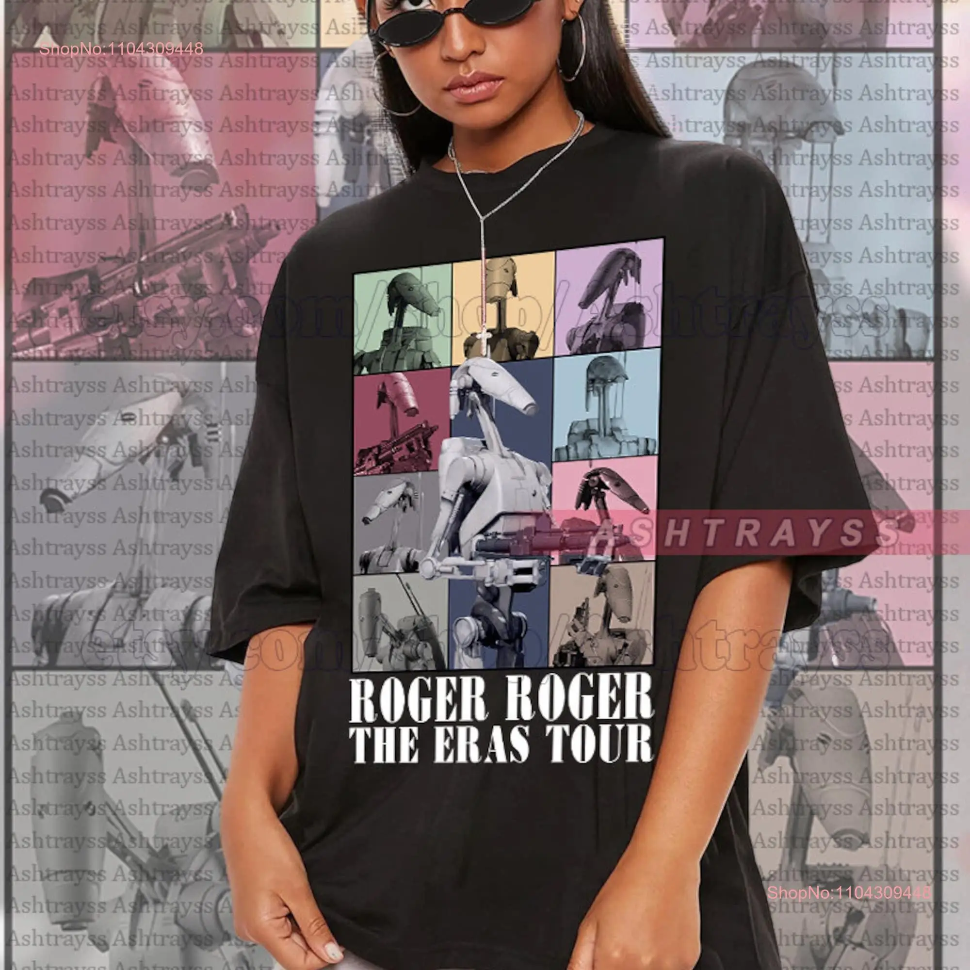 Roger The Eras Tour tee long or short sleeves