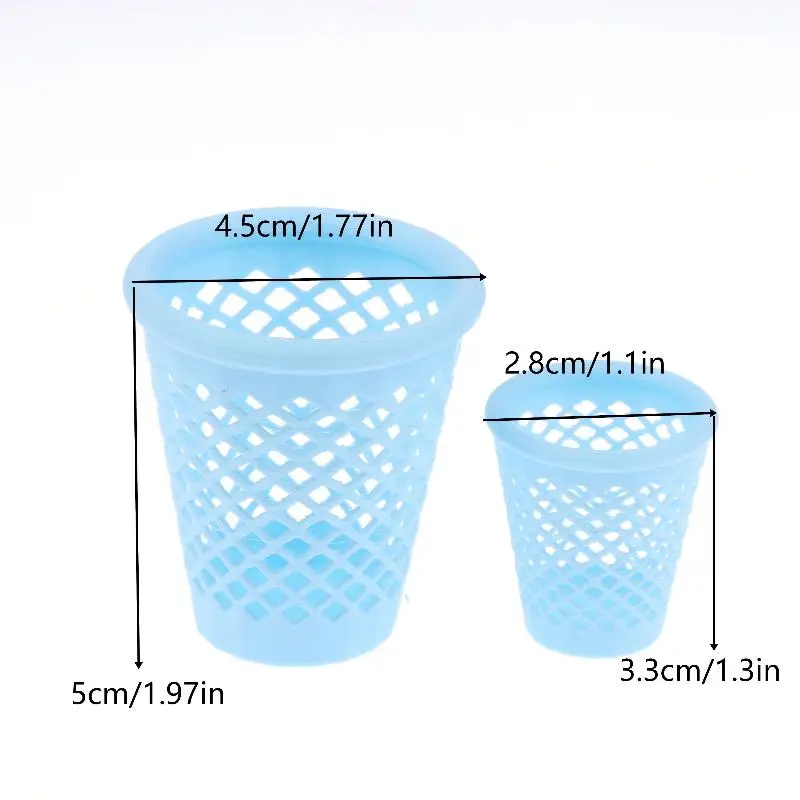 1/12 دمية صغيرة مجوفة سلة المهملات نموذج أثاث المطبخ اكسسوارات ل بيت الدمية ديكور الاطفال التظاهر اللعب اللعب هدية