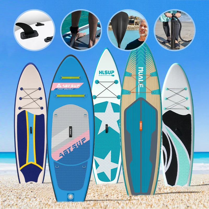 

Hot Sale New Design Wooden Inflatable Stand Up Paddle Board Sup Boards Inflatable Standup Paddleboard